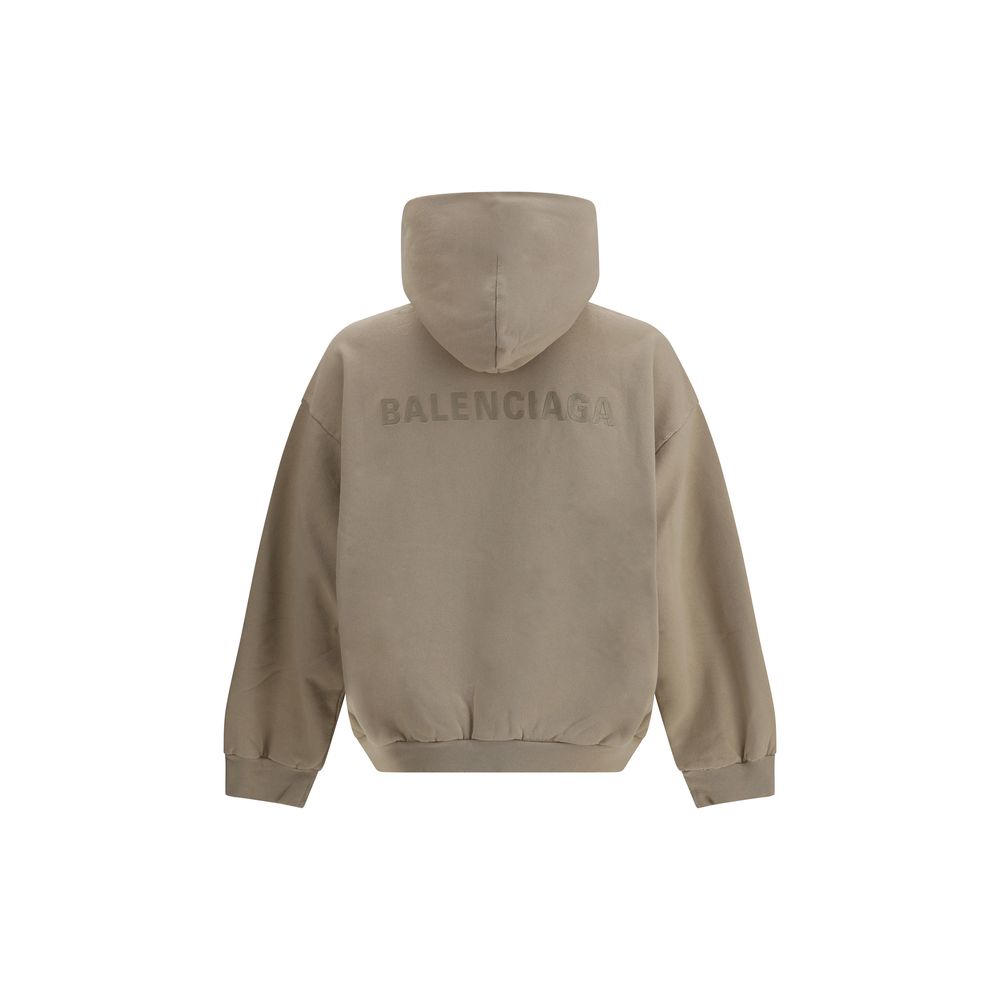 Hoodie Balenciaga oversize vintage gris