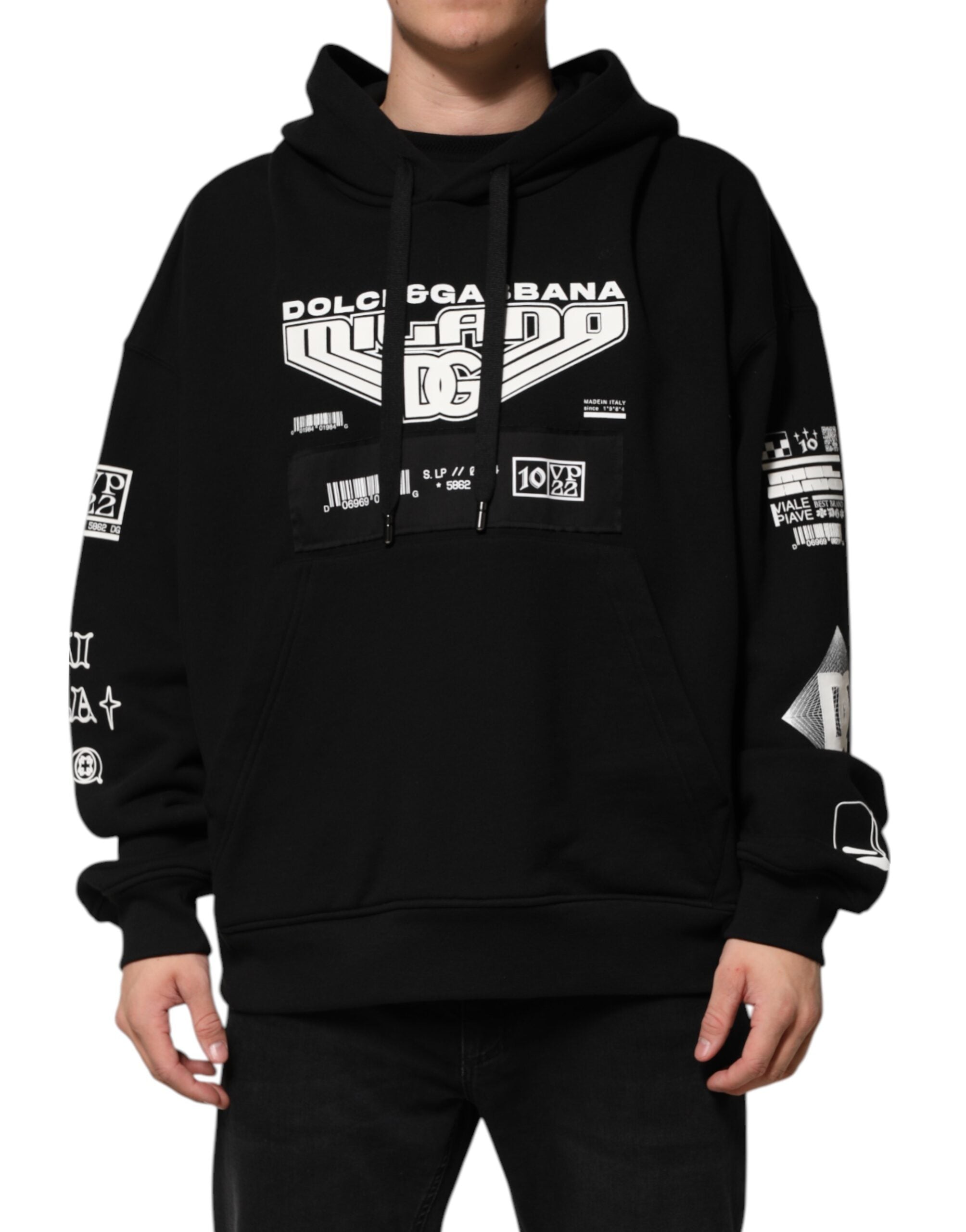 Sweat à capuche Dolce & Gabbana noir