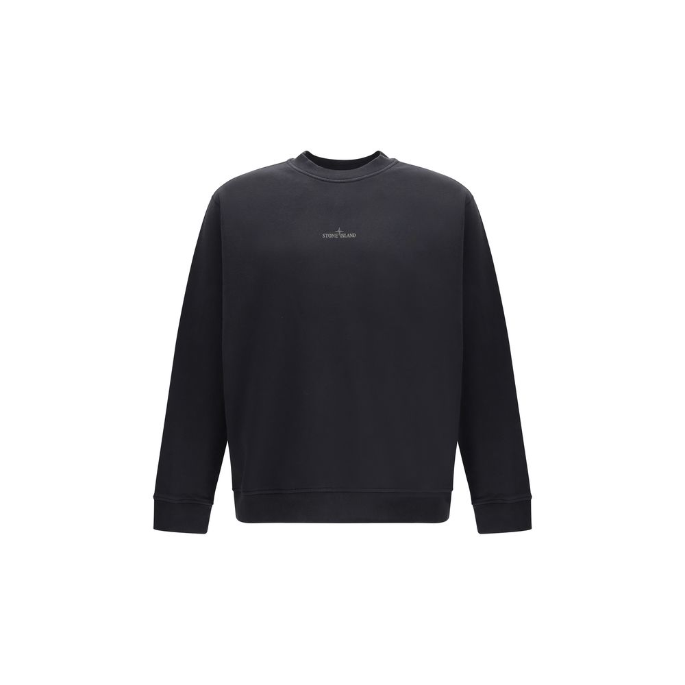 Sweatshirt Stone Island Logo noir