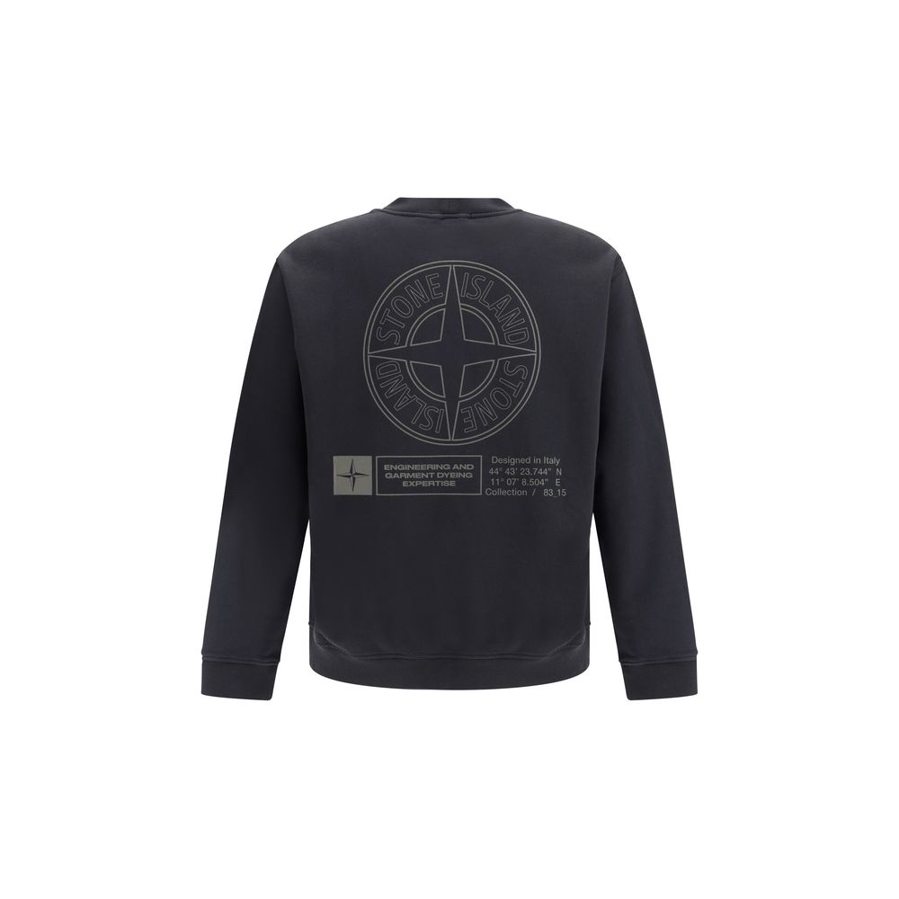 Sweatshirt Stone Island Logo noir