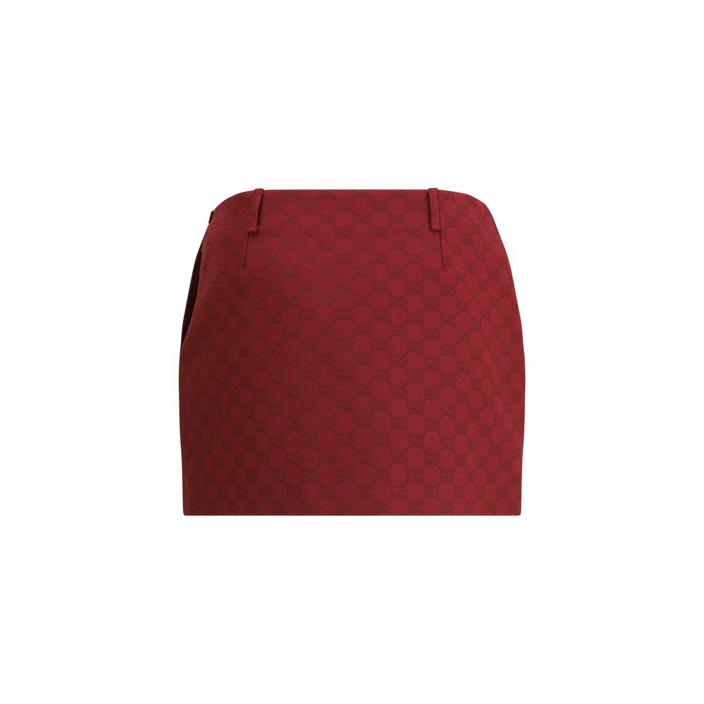 Minijupe Gucci GG noire
