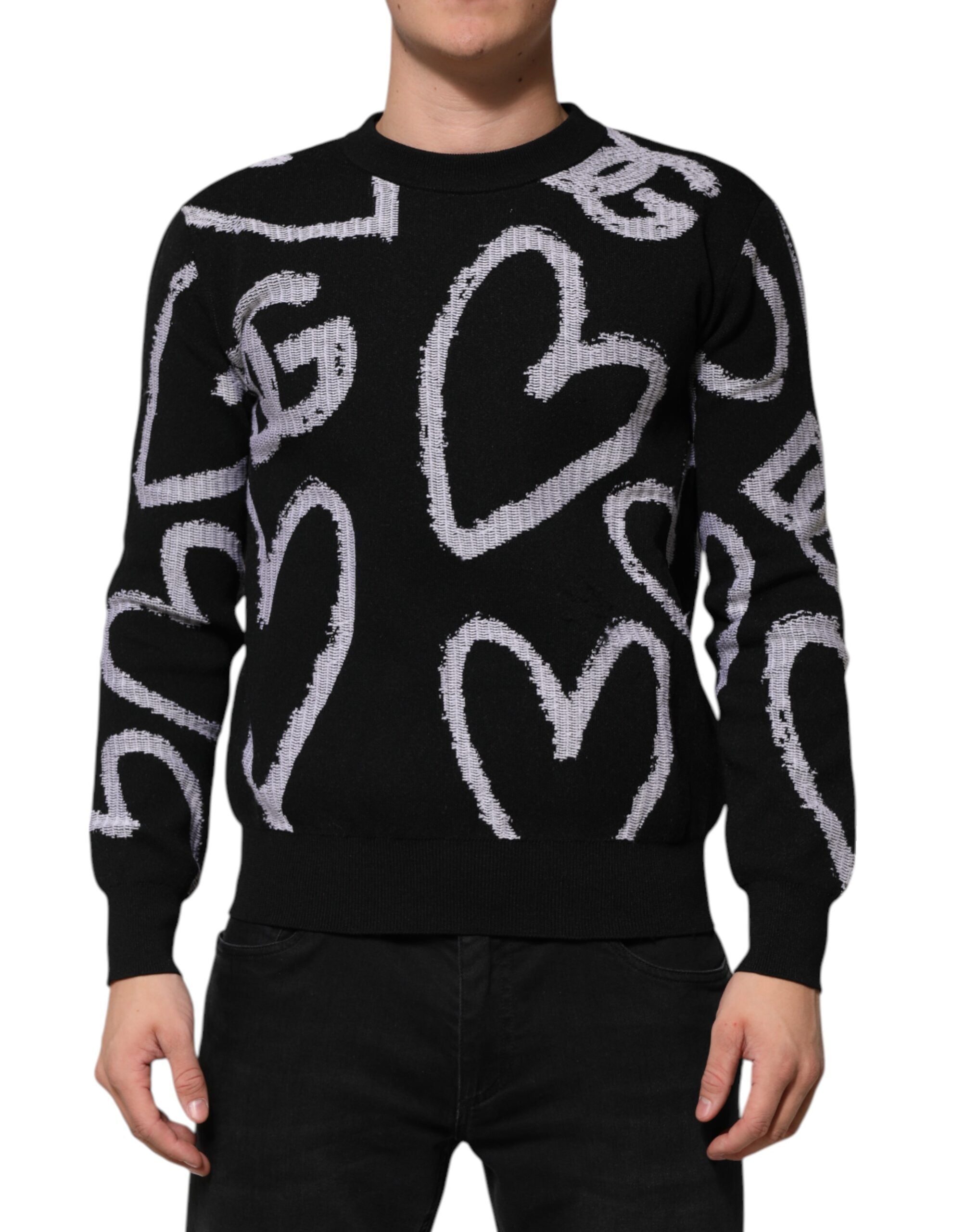 Pull Dolce & Gabbana cœur noir