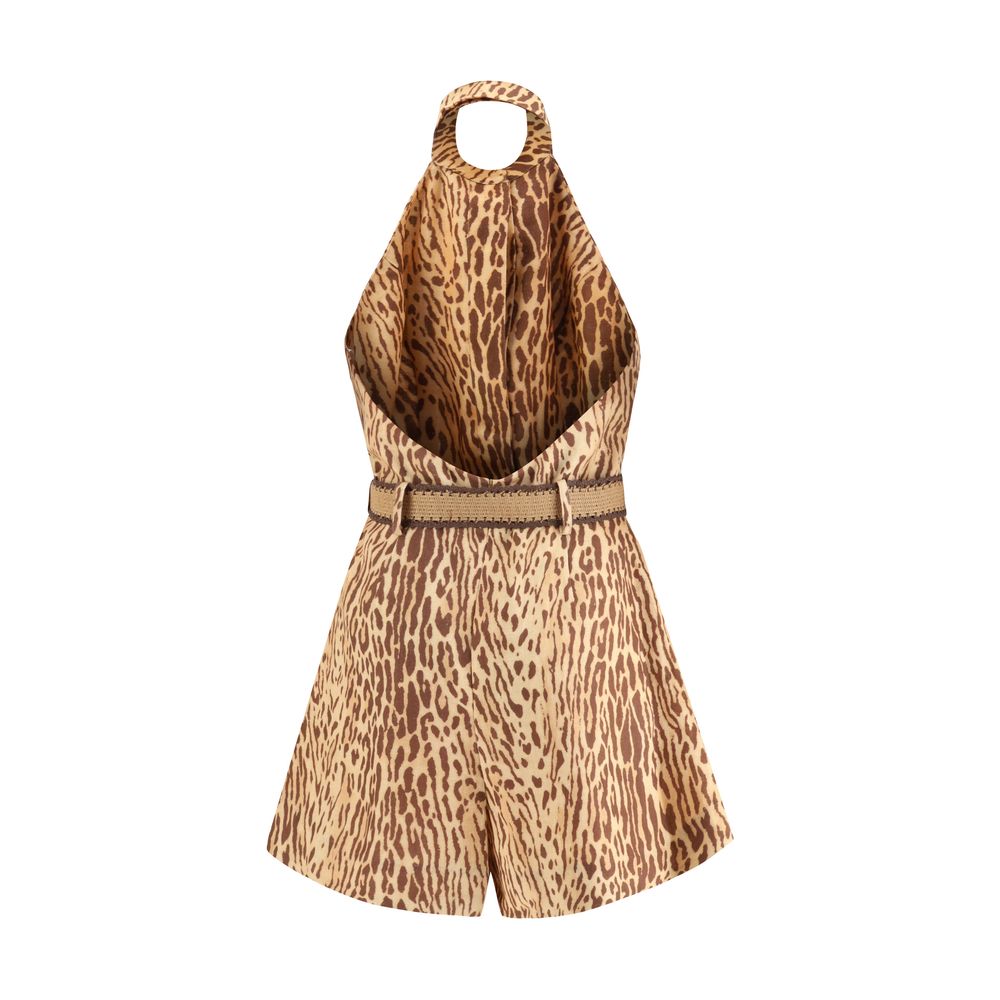 Robe courte Zimmerman léopard