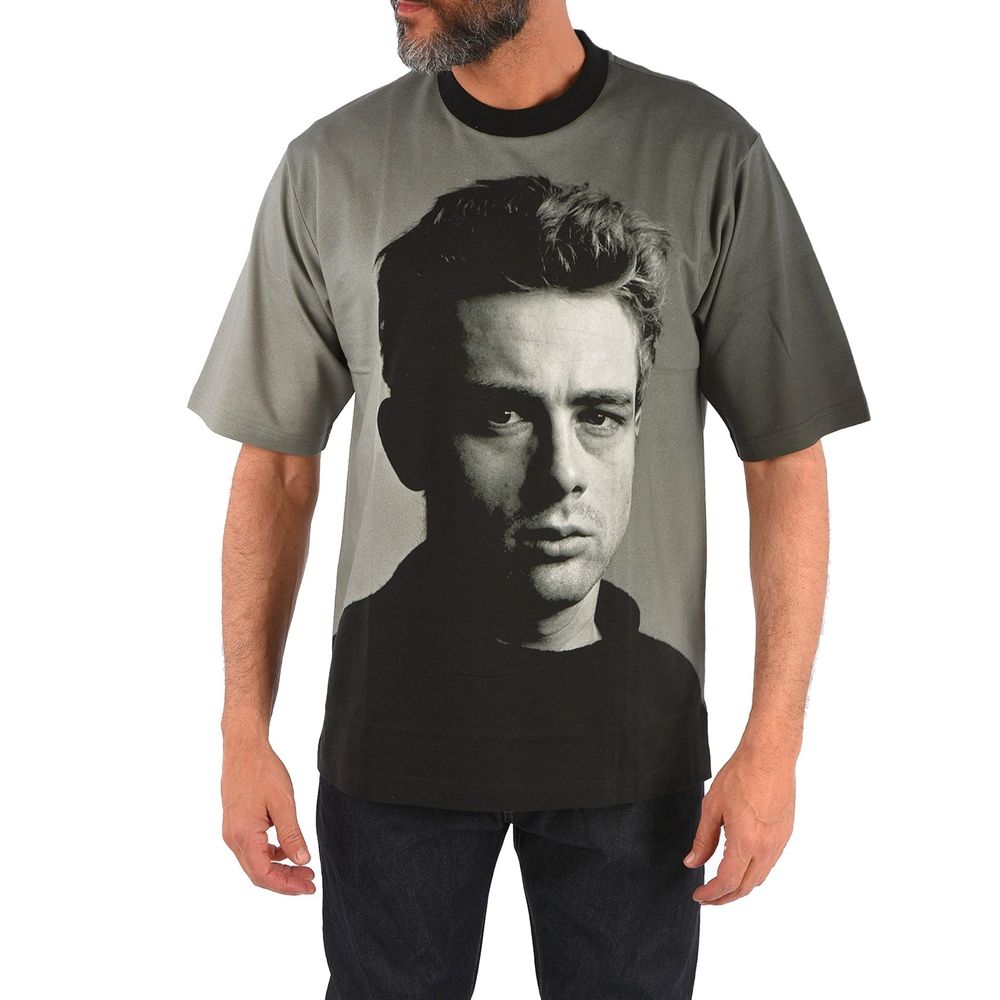 T-shirt James Dean logo noir