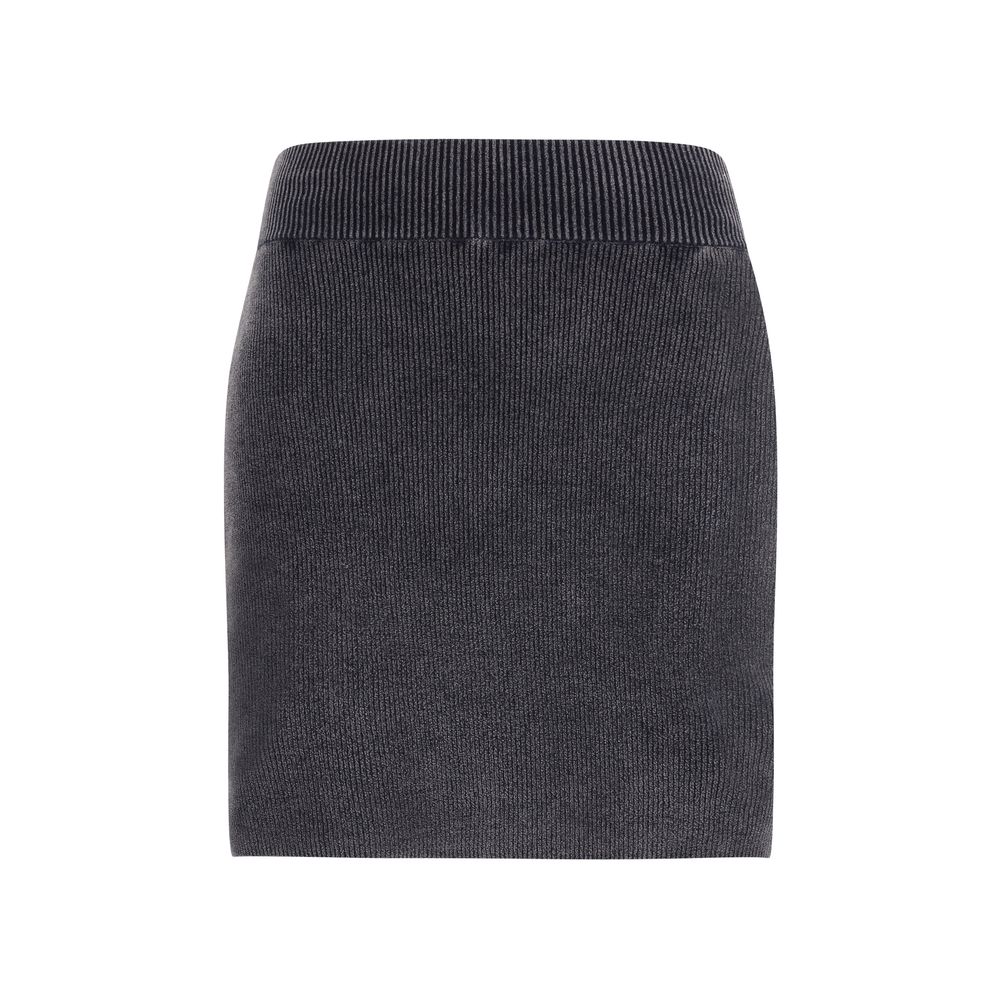 Mini-jupe Alexander Wang AW25 noire