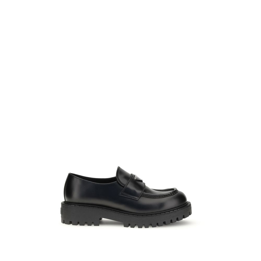 Loafers Prada Double Chocolate marron