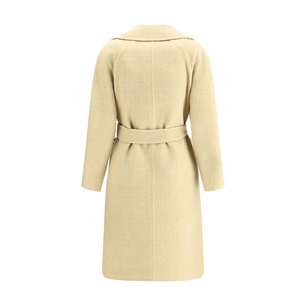 Robe de chambre Burberry en laine sable