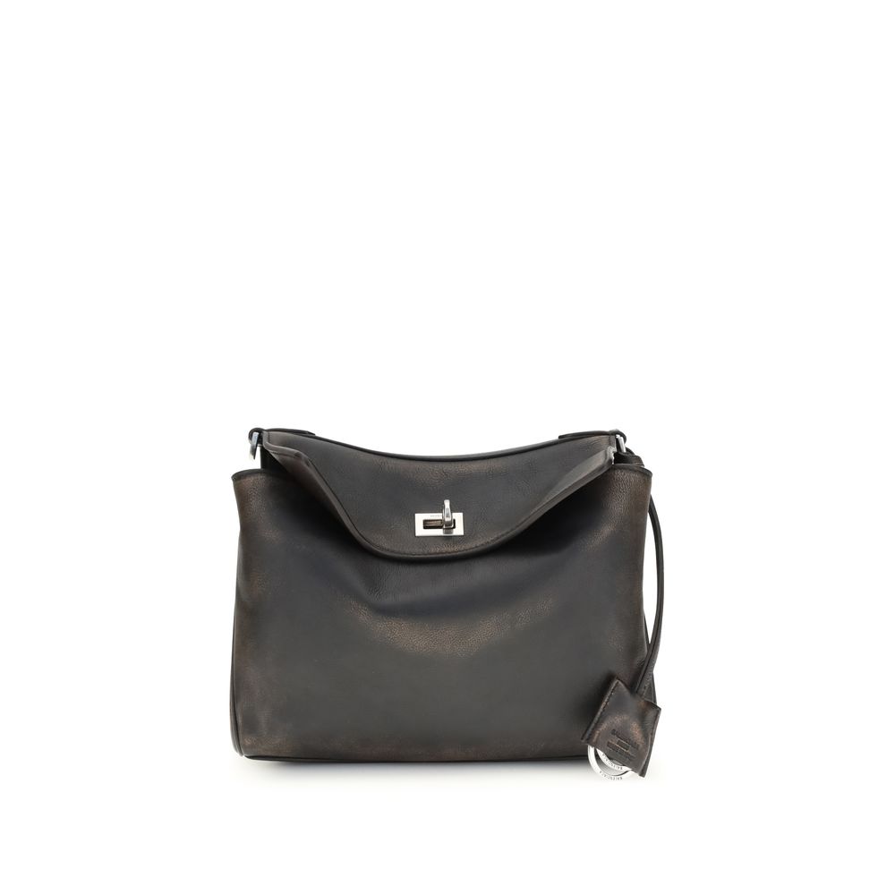 Sac bandoulière Balenciaga Rodeo bicolore