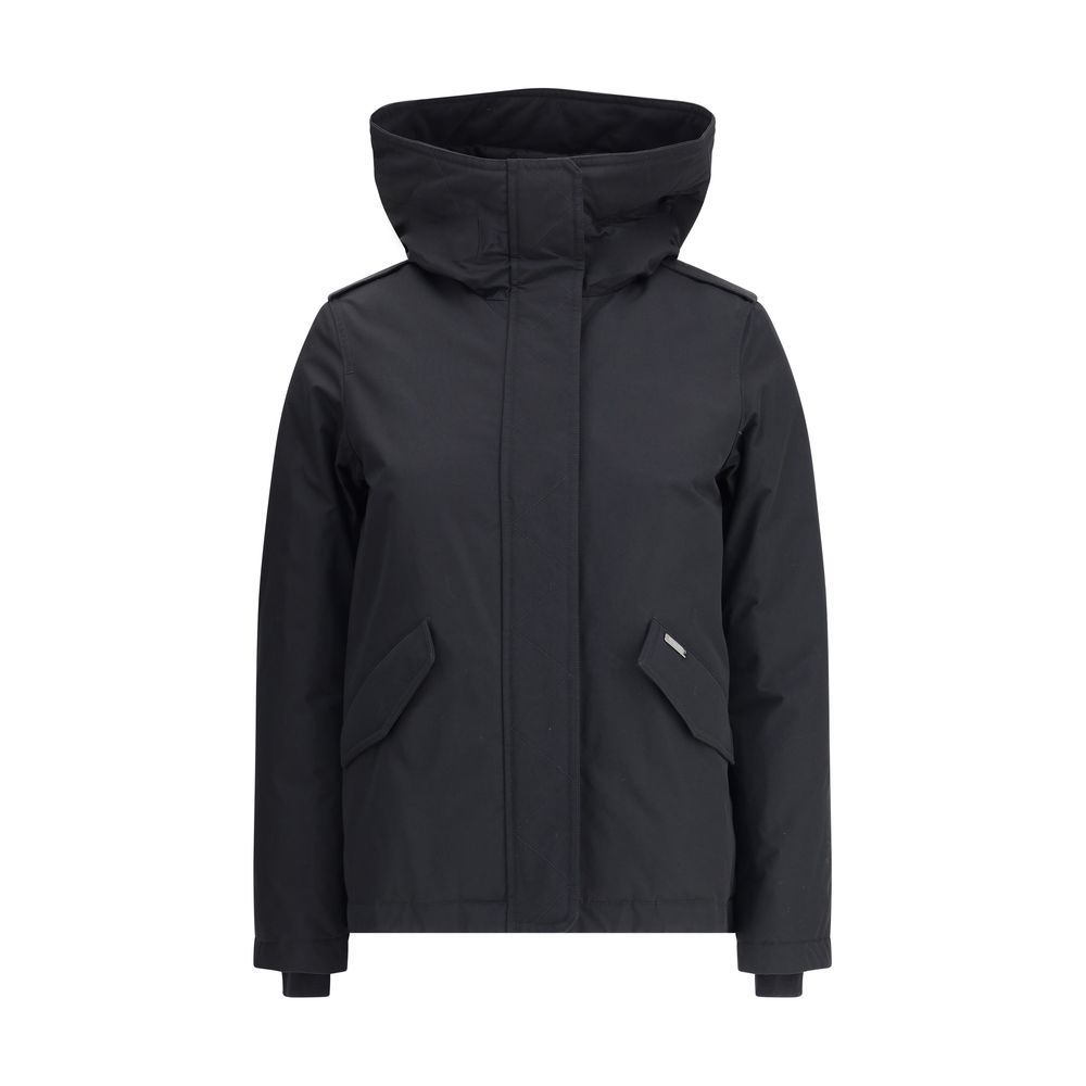 Doudoune Woolrich à capuche noire