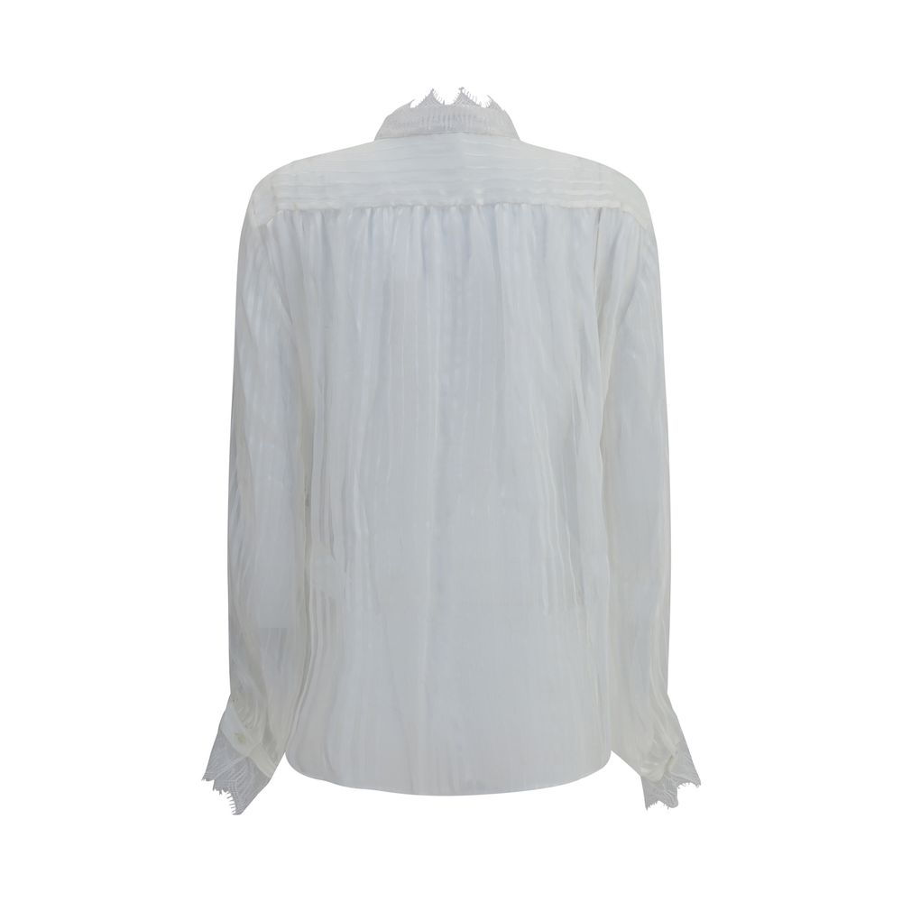 Blouse Chloé Ruffle blanche