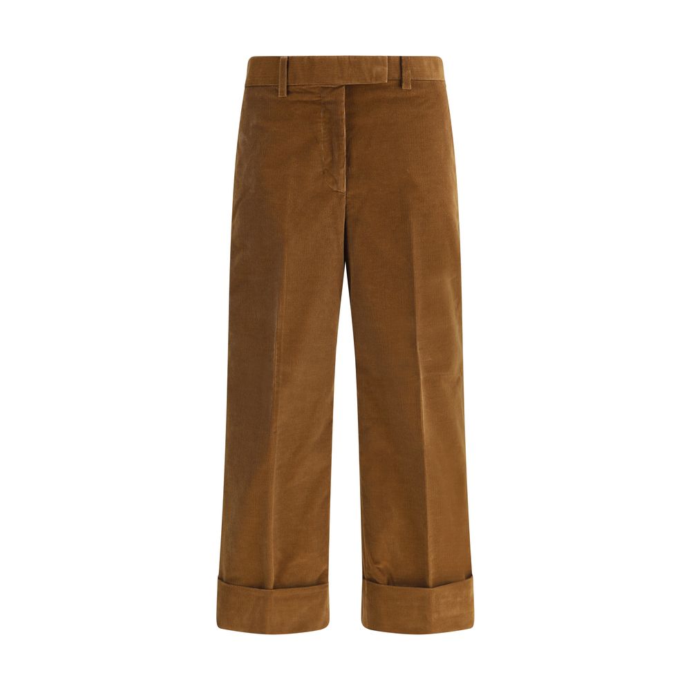 Pantalon Thom Browne corduroy marron