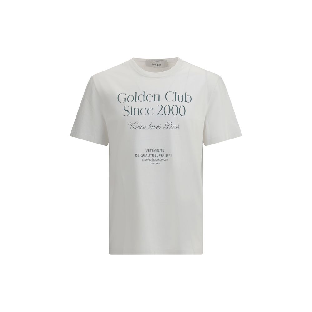 T-shirt Golden Goose logo noir