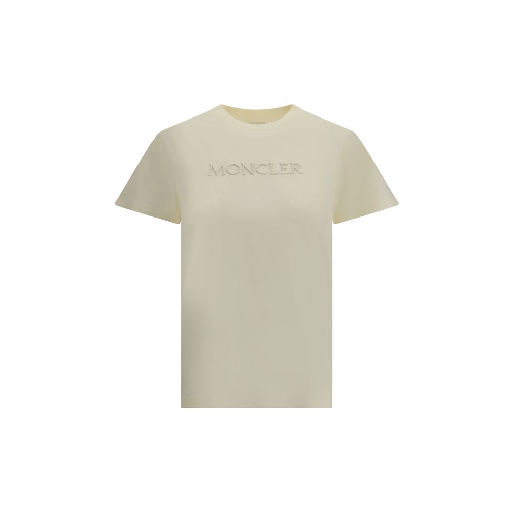 T-shirt Moncler logo gris