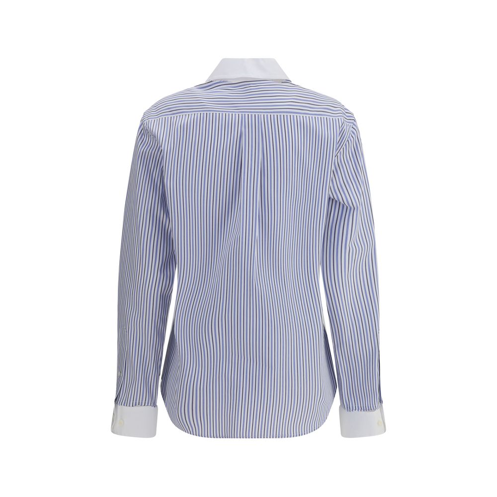 Chemise Miu Miu rayée bleu clair