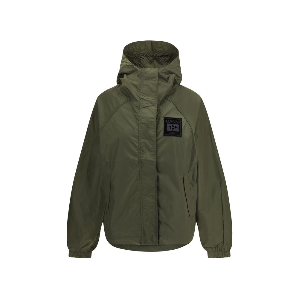 Veste Ganni Waterproof verte