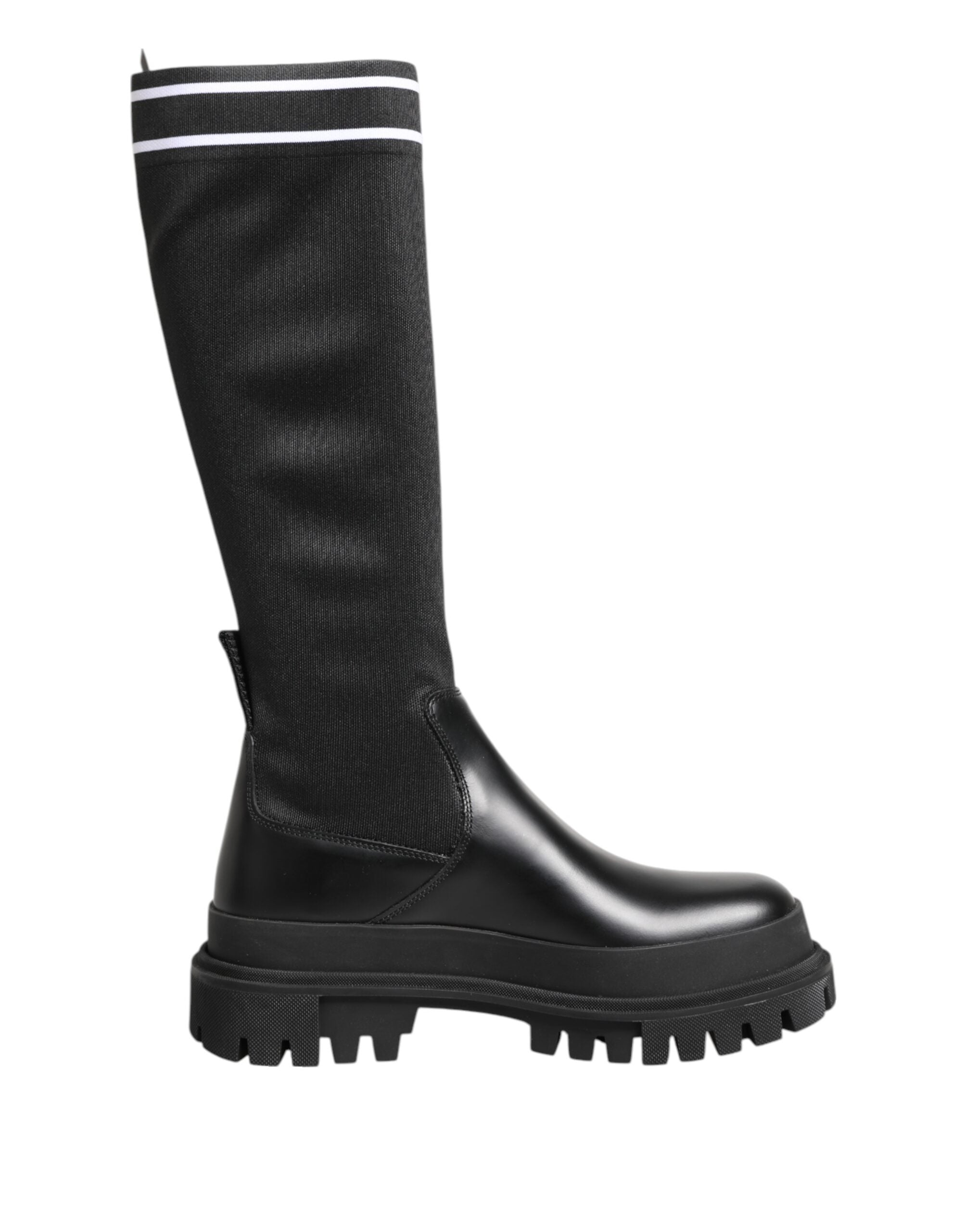 Bottines Dolce & Gabbana noires et blanches