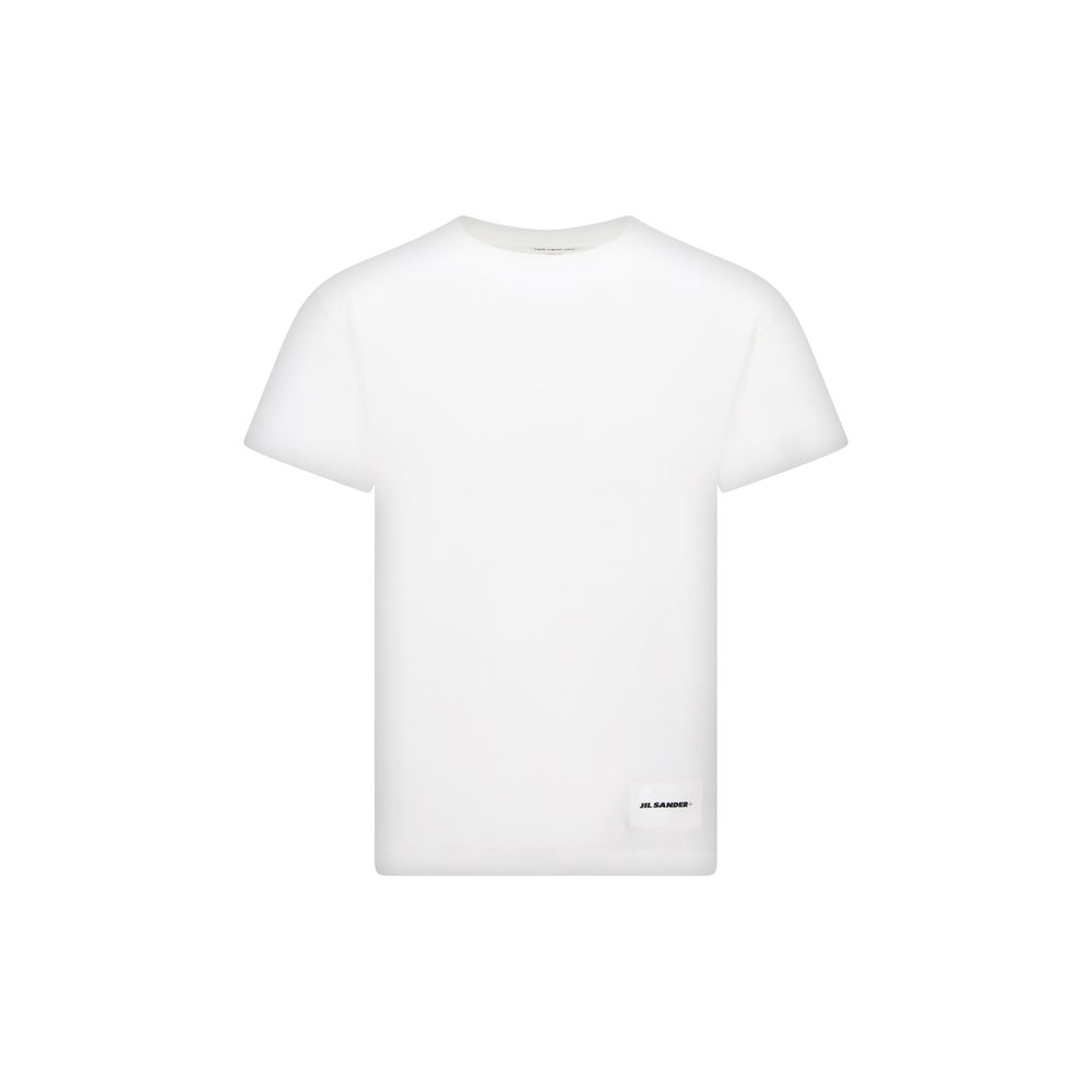 T-shirts Pack 3 logo contrasté blancs