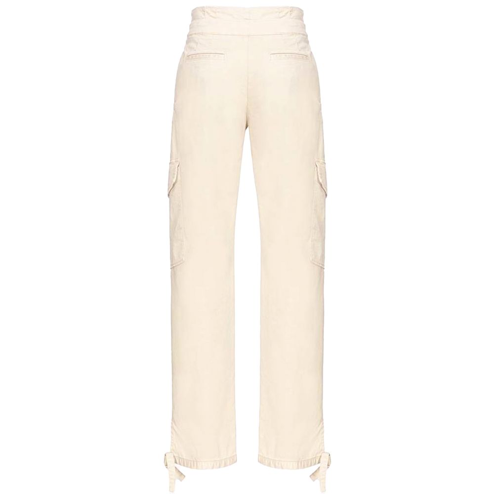 Pantalon Pinko Coperto blanc ivoire