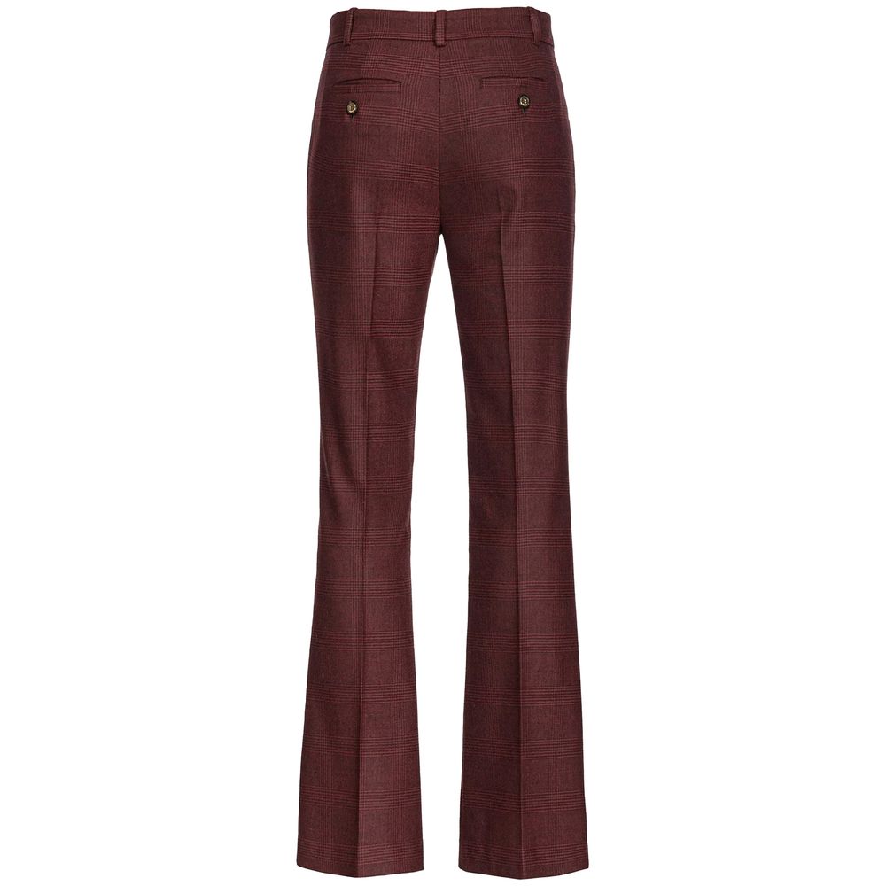 Pantalon Pinko Prince of Wales rouges