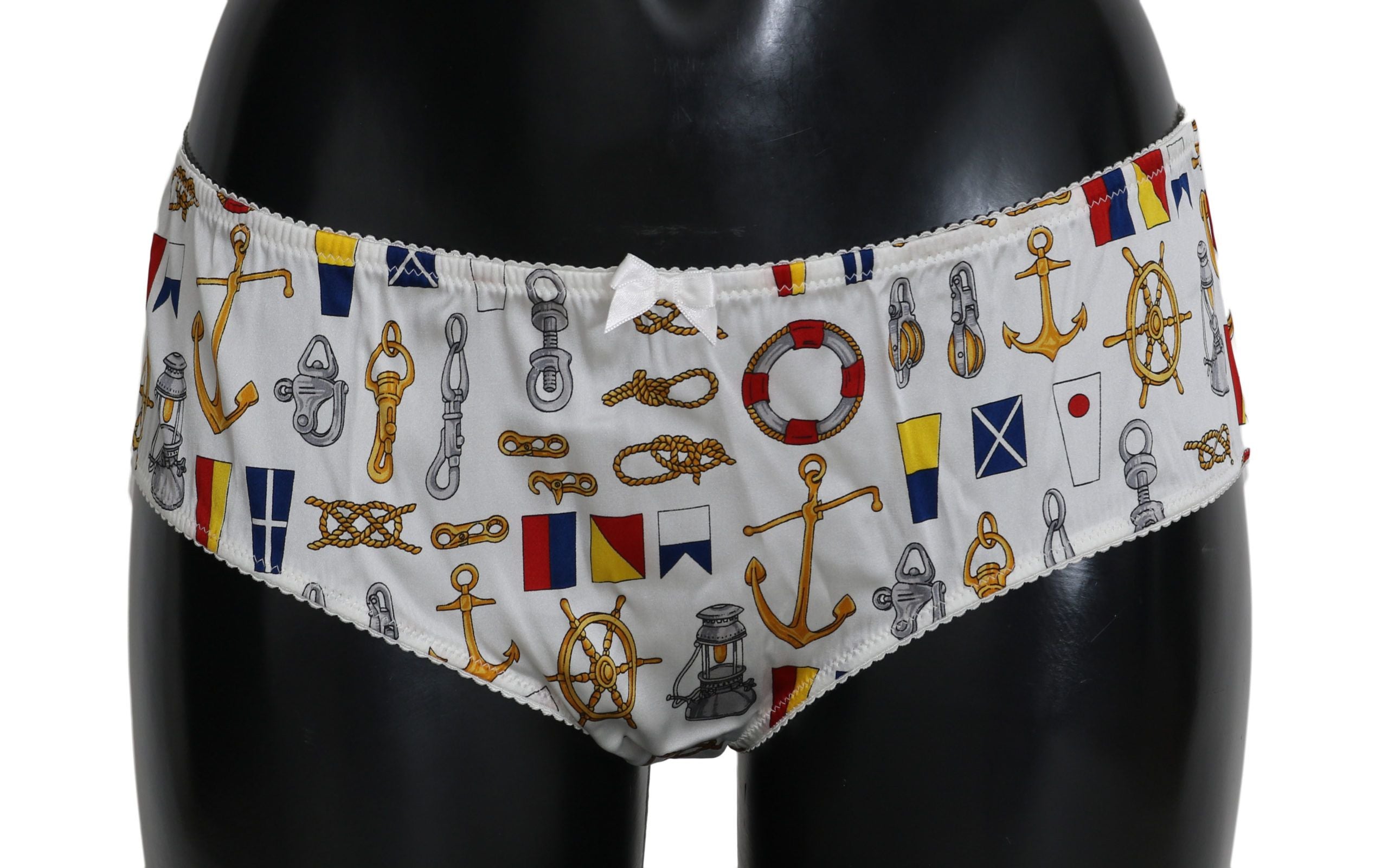 Bas bleu Dolce & Gabbana imprimé marin