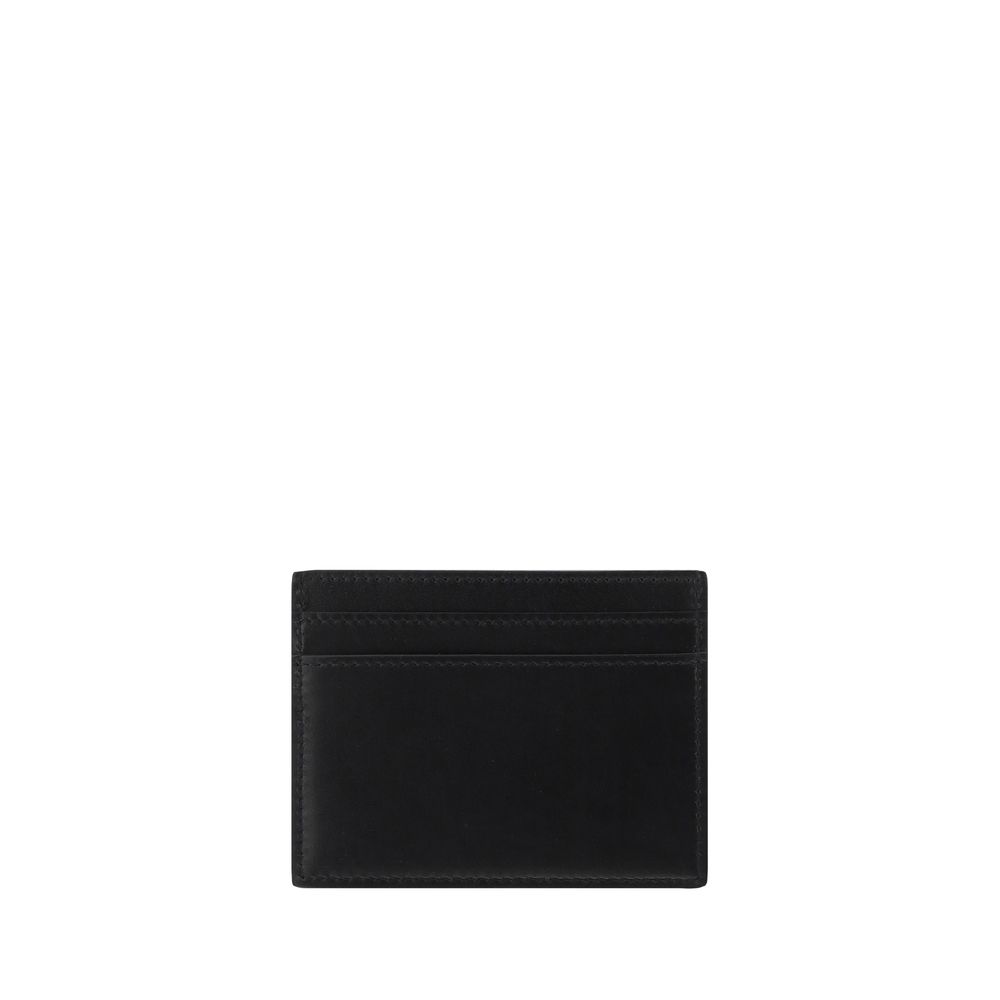 Porte-cartes Saint Laurent Monogram noir