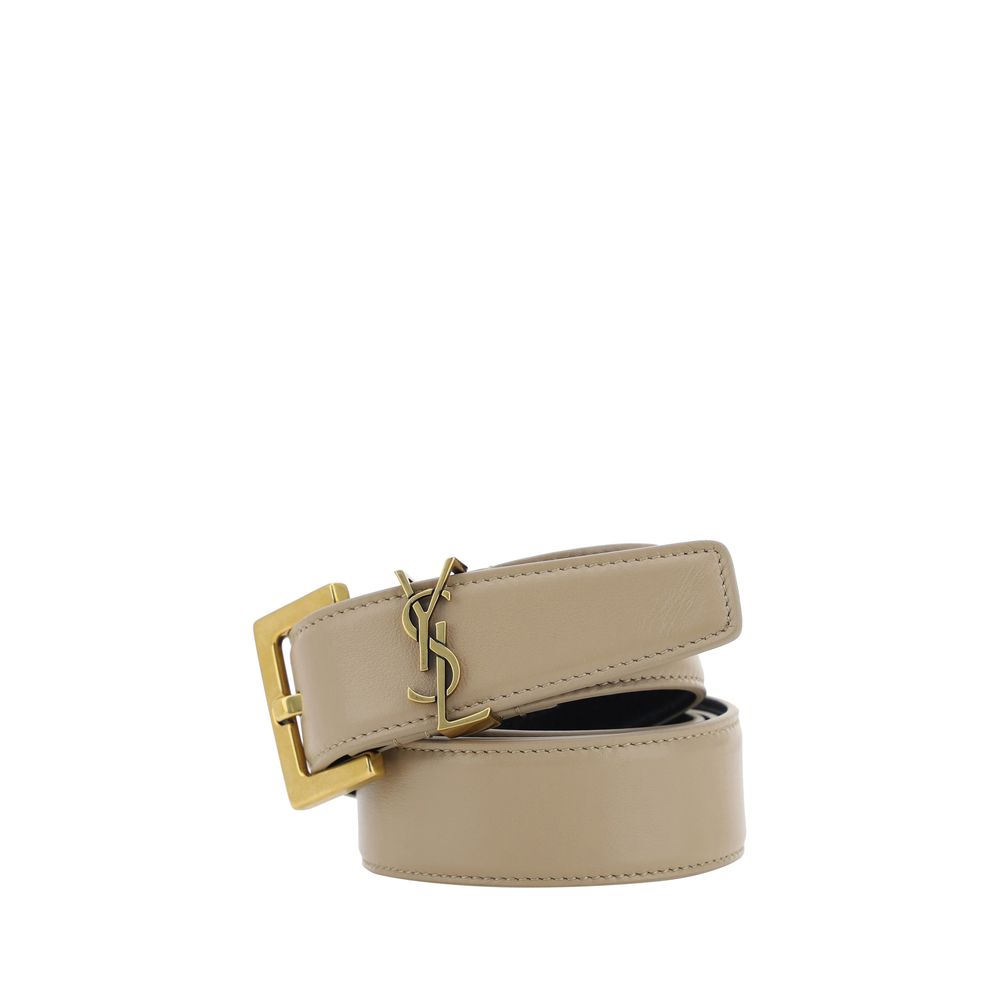 Ceinture Saint Laurent marron