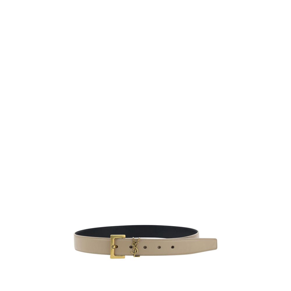 Ceinture Saint Laurent marron