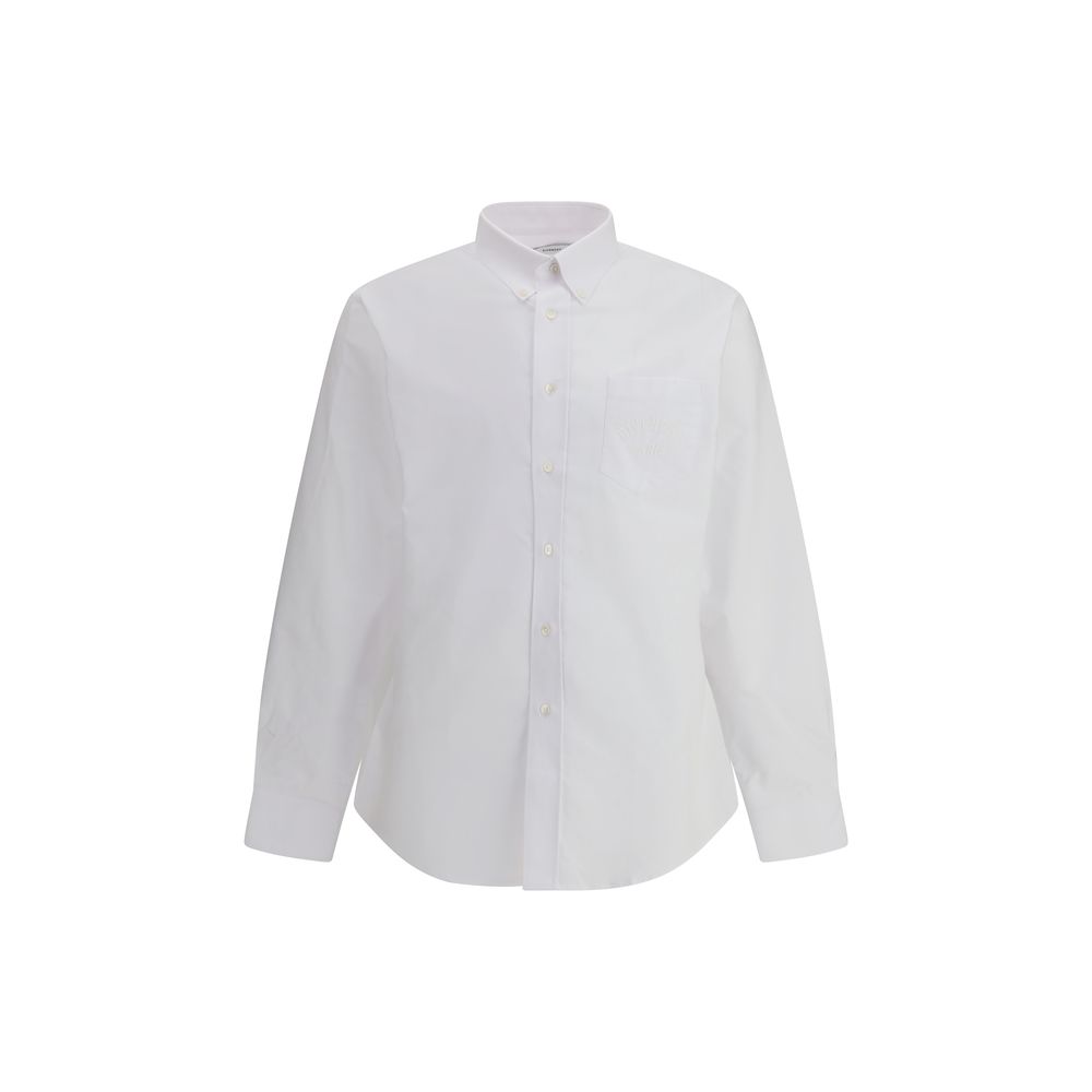 Chemise Givenchy avec poche brodée blanche