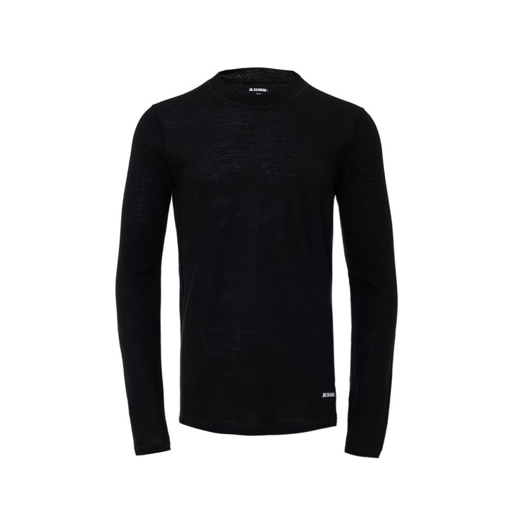 T-shirt Jil Sander à logo noir