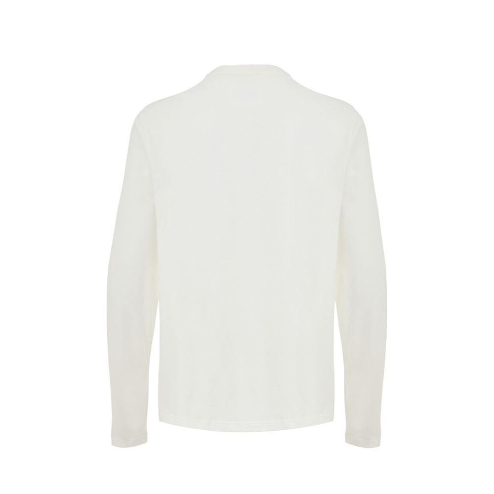 T-shirt Inconnue manches longues blanc