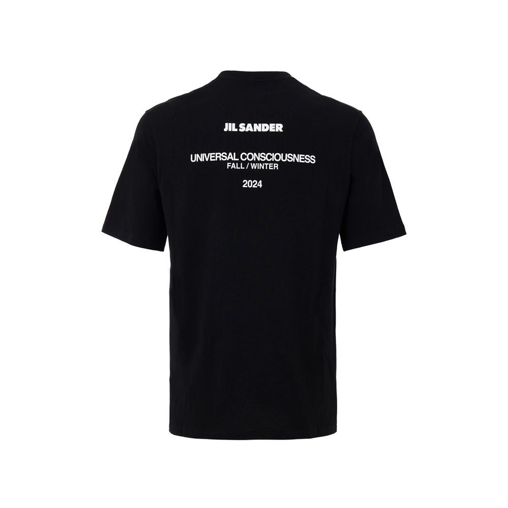 T-shirt Jil Sander Universal Consciousness noir