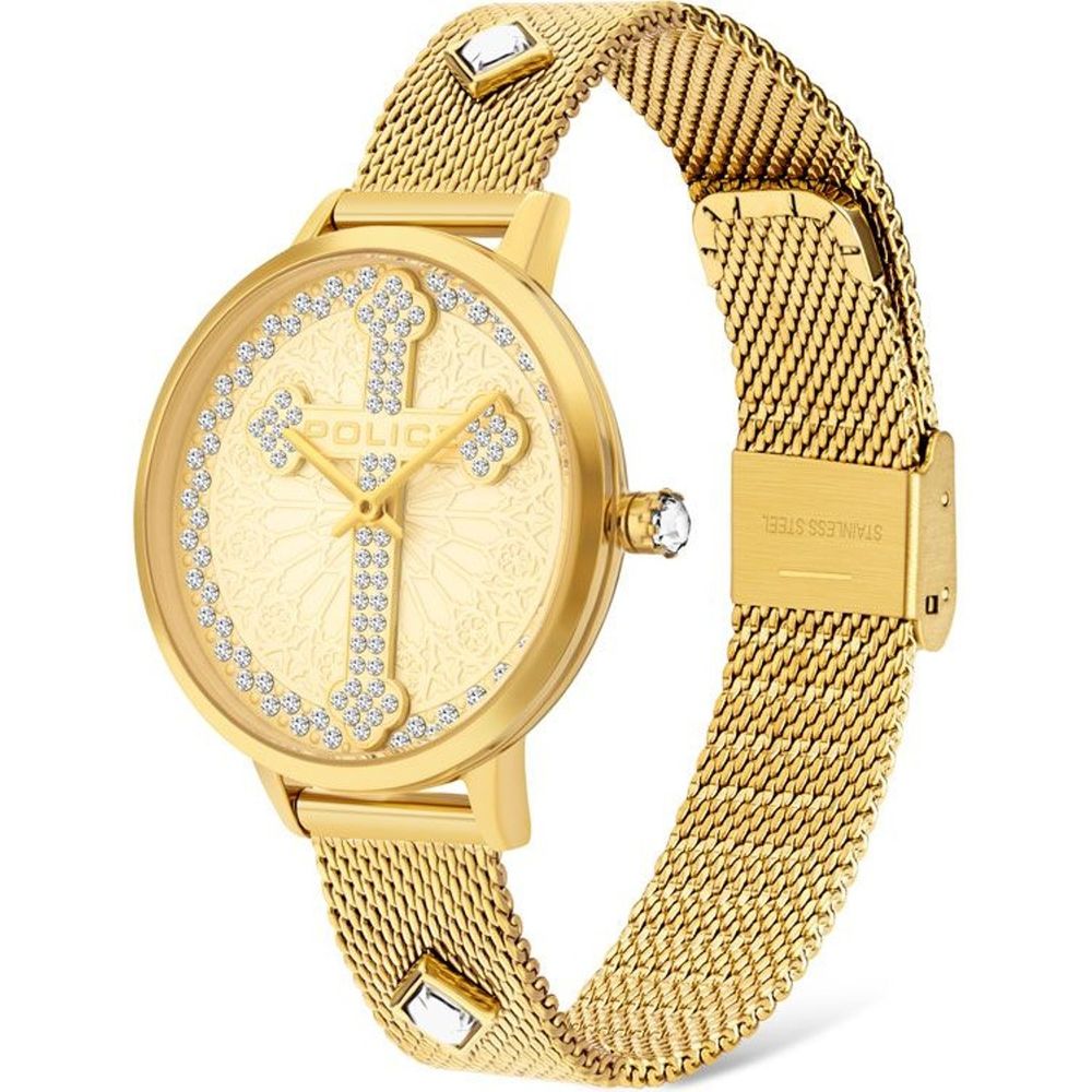 Montre Gold analogique dorée