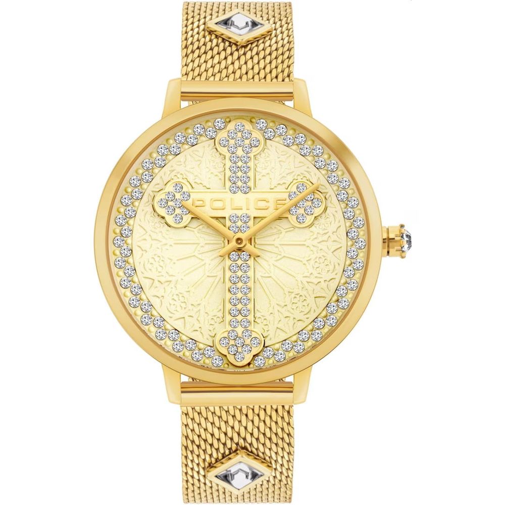 Montre Gold analogique dorée