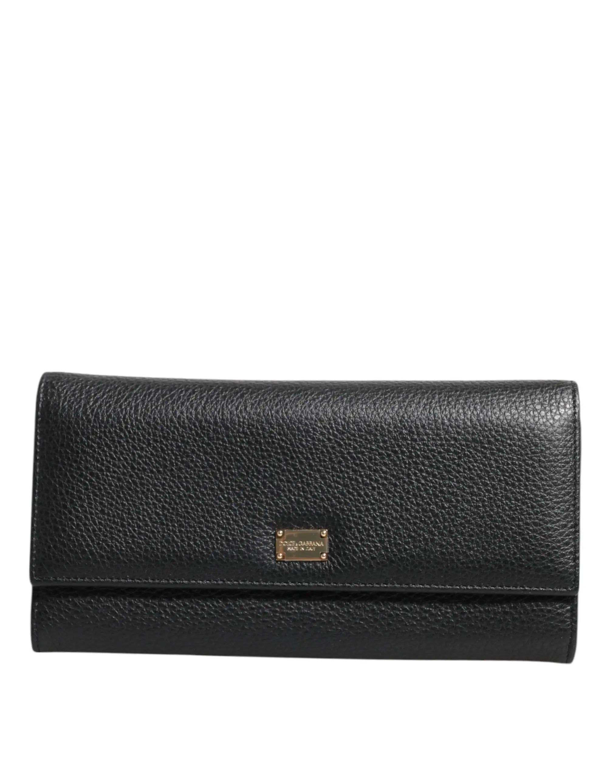 Porte-carte Dolce & Gabbana noir en cuir Dolce & Gabbana