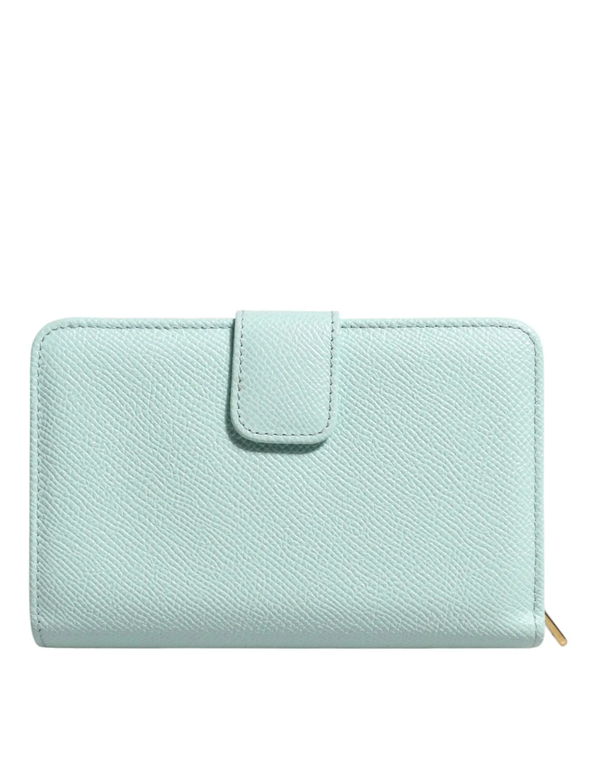 Portefeuille Dolce & Gabbana continental vert menthe Dolce & Gabbana