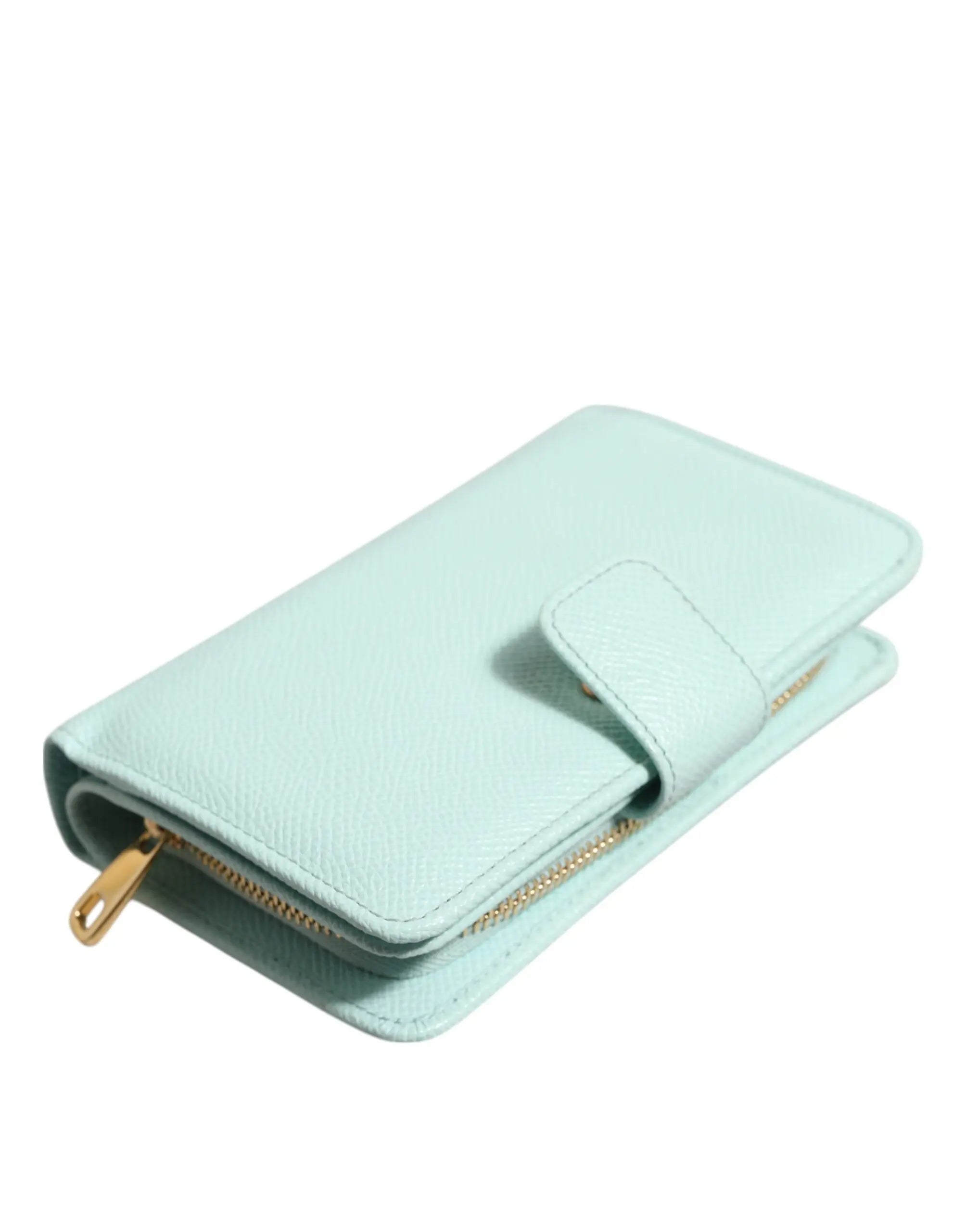 Portefeuille Dolce & Gabbana continental vert menthe Dolce & Gabbana