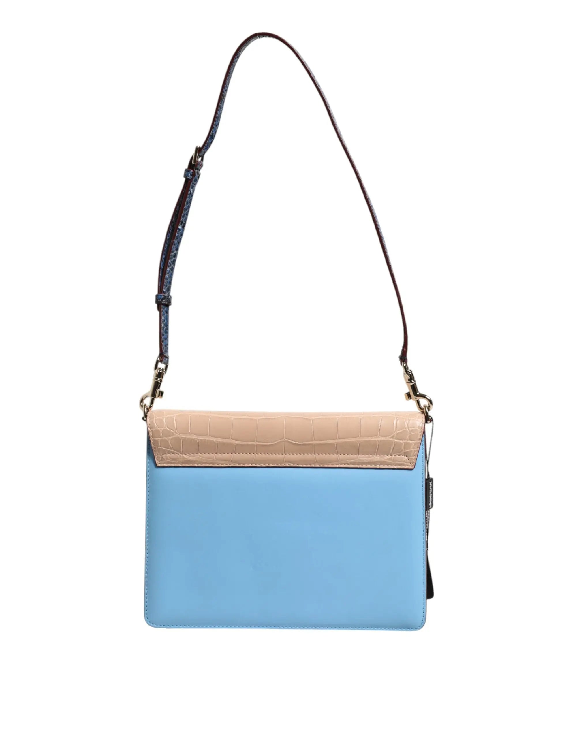 Sac bandoulière Dolce & Gabbana LUCIA bleu beige Dolce & Gabbana