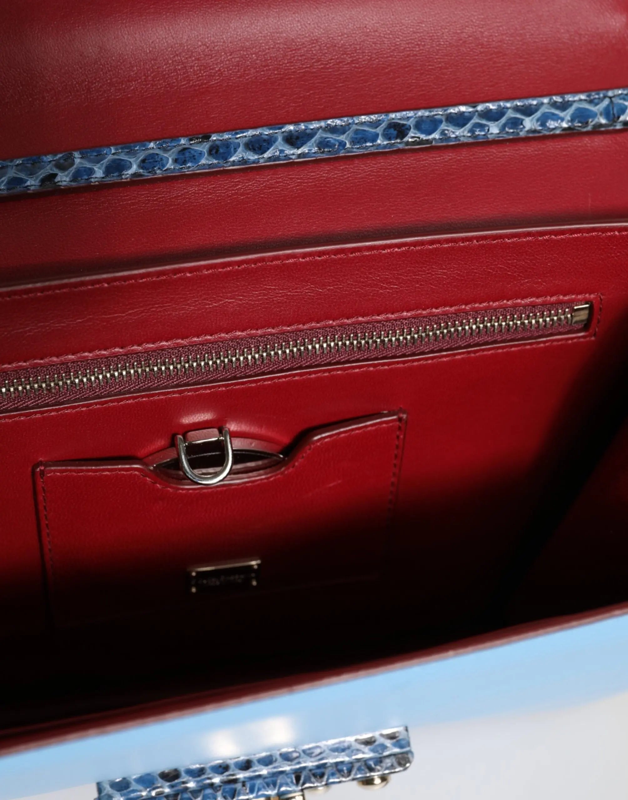 Sac bandoulière Dolce & Gabbana LUCIA bleu beige Dolce & Gabbana