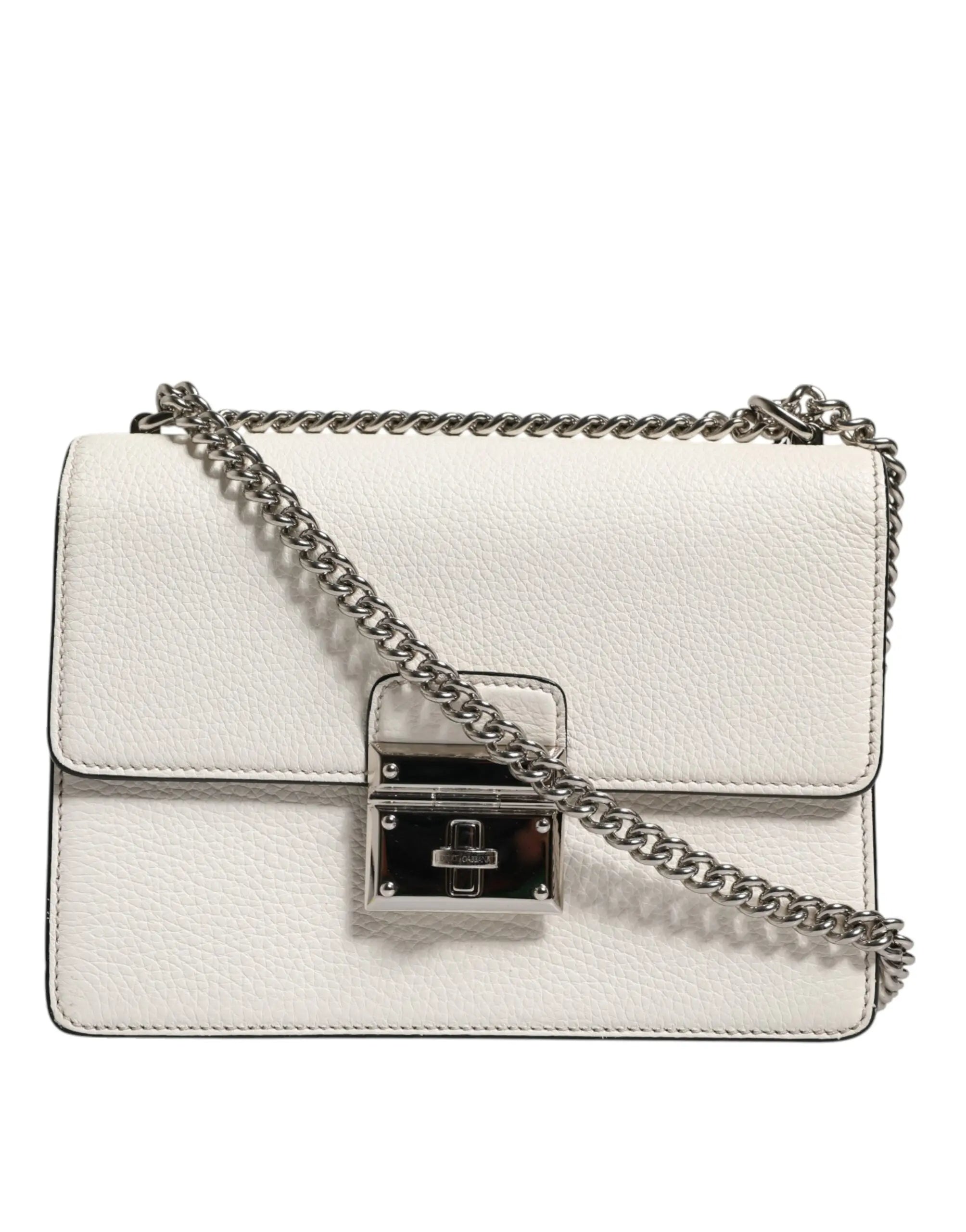 Sac Dolce & Gabbana avec chaîne blanc Dolce & Gabbana