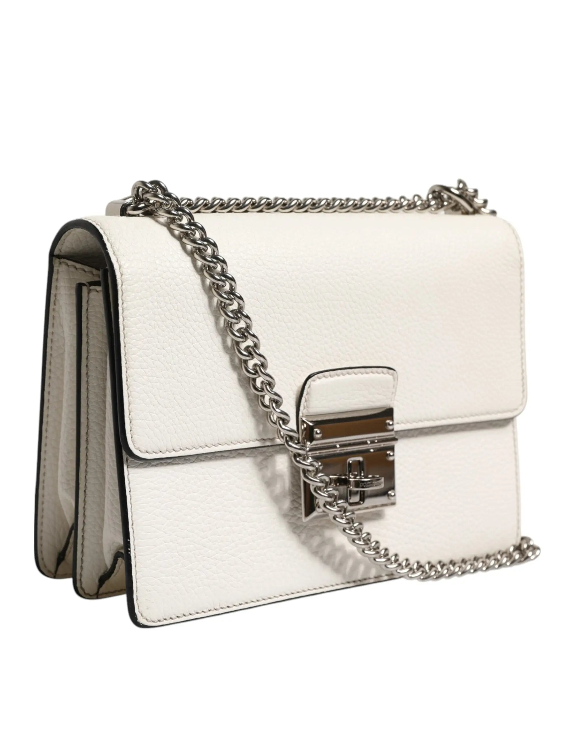 Sac Dolce & Gabbana avec chaîne blanc Dolce & Gabbana