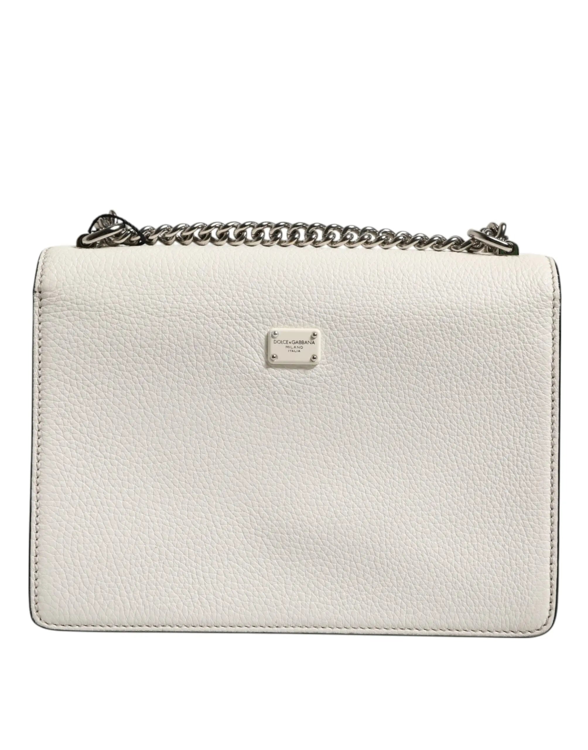 Sac Dolce & Gabbana avec chaîne blanc Dolce & Gabbana