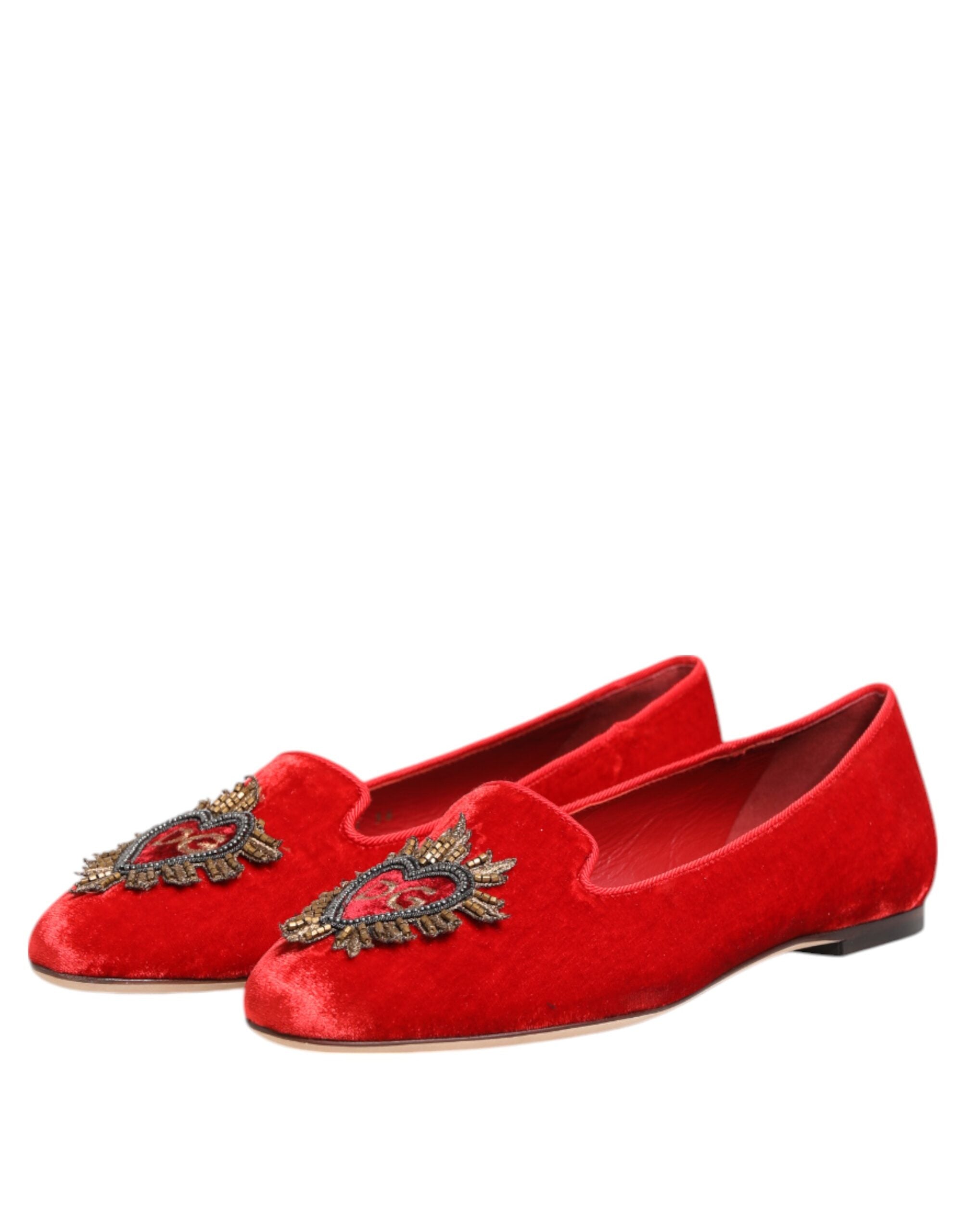 Loafers Dolce & Gabbana DG Heart rouges