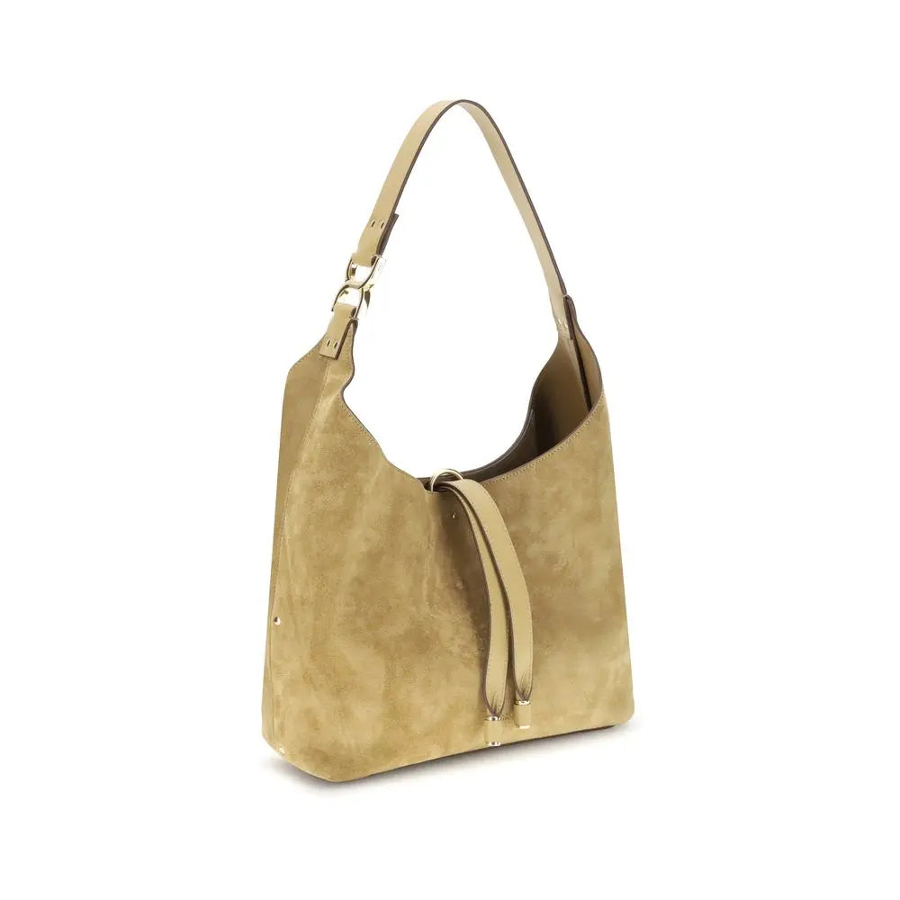 Sac Chloé Marcie en suédine taupe Chloé