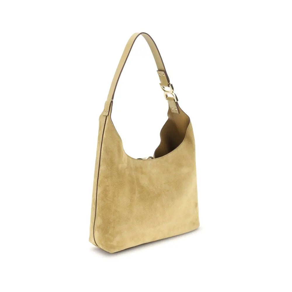 Sac Chloé Marcie en suédine taupe Chloé