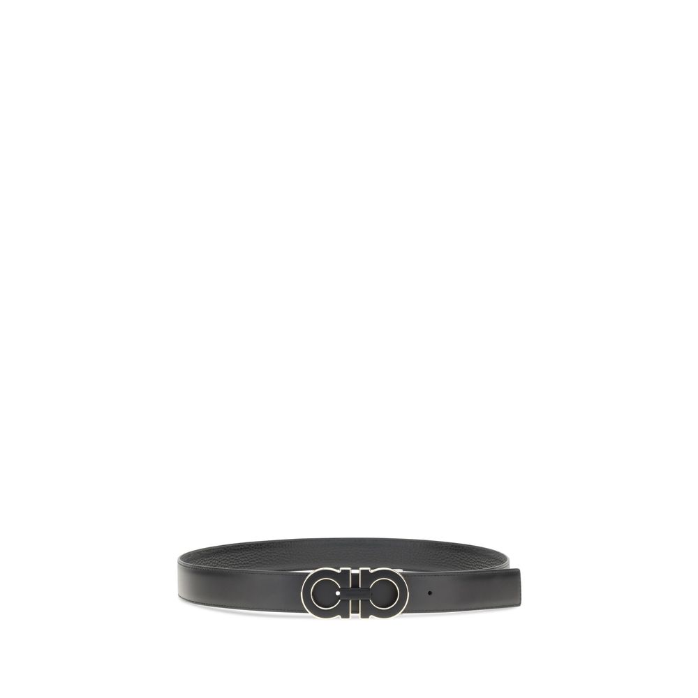 Ceinture Ferragamo Gancini noire