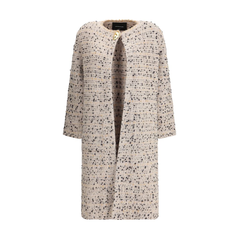 Veste Fabiana Filippi longue gris clair