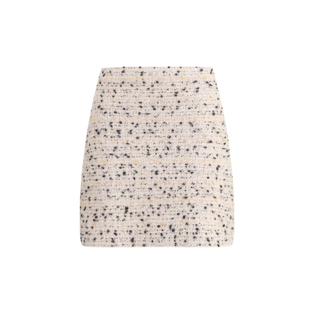 Jupe en tricot Fabiana Filippi grise
