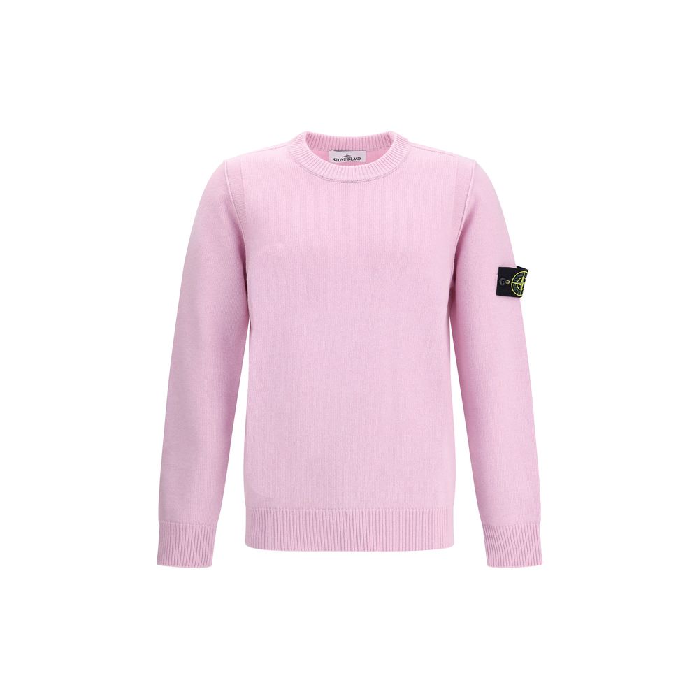 Pull Stone Island logoé noir