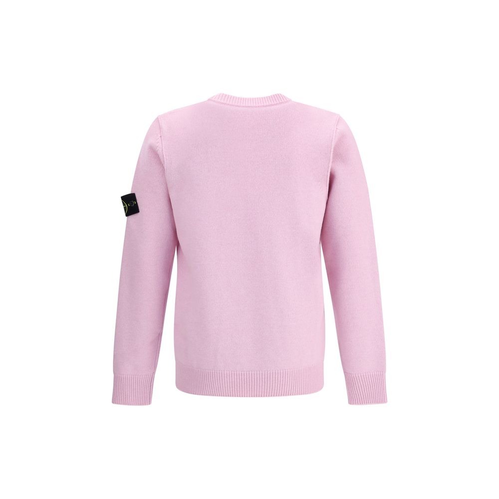 Pull Stone Island logoé noir
