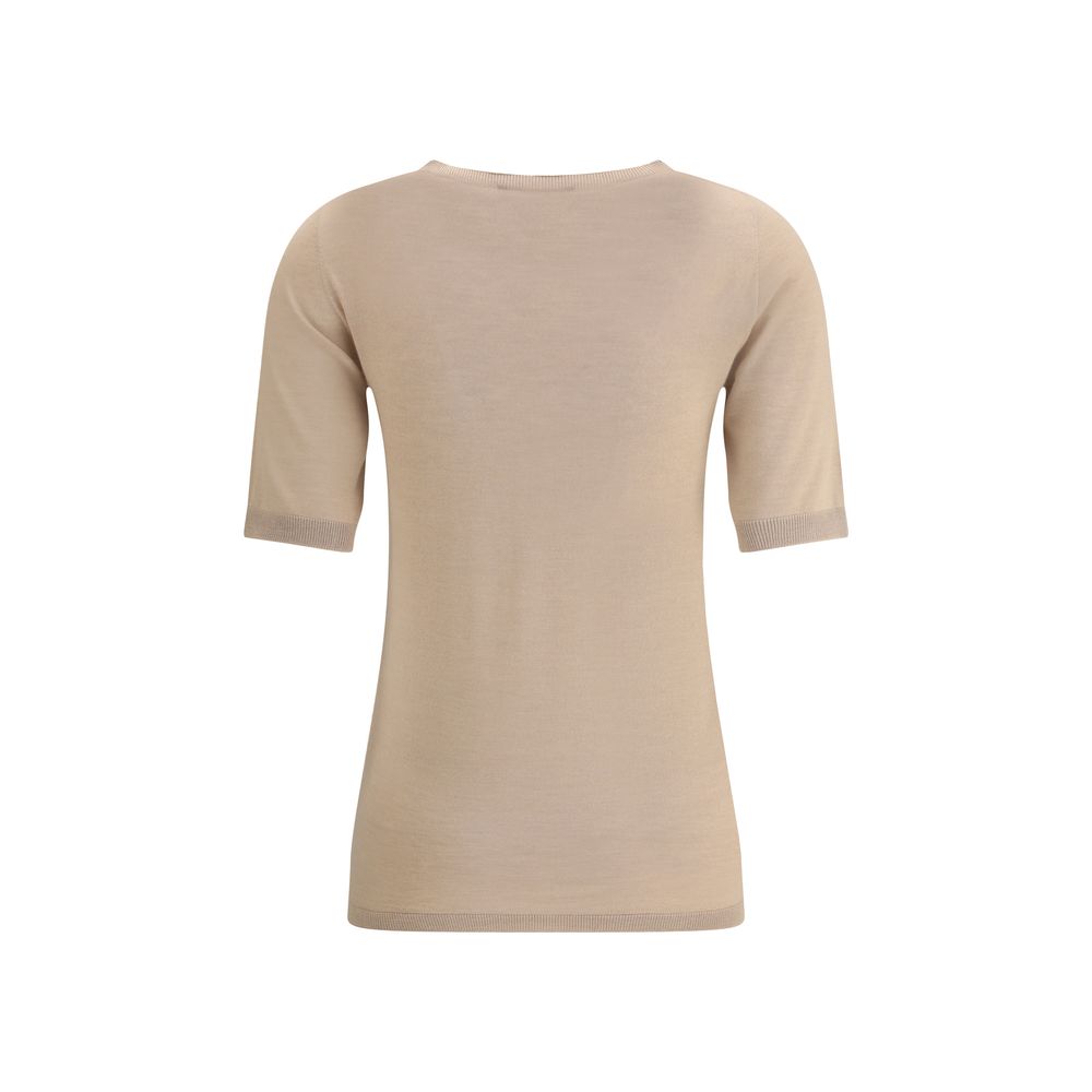 Pull Fabiana Filippi à manches longues gris